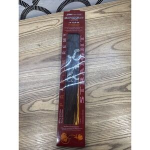 NEW Euronext Premium Remy 14" Human Hair Clip Ins Extensions Dark Brown 374100